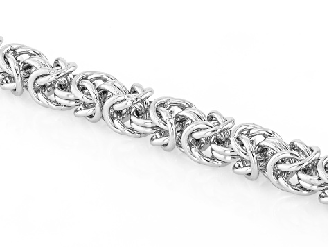 6mm Byzantine Chain with Dragonfly Brass Charm Bracelet