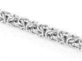 6mm Byzantine Chain with Dragonfly Brass Charm Bracelet