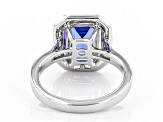 Blue Tanzanite Platinum Ring 2.59ctw
