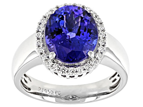 Fancy Cut Oval Tanzanite & Diamond Accented Butterfly Look Ring – Park City  Jewelers