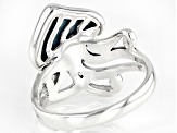 Larimar Sterling Silver Jellyfish Ring