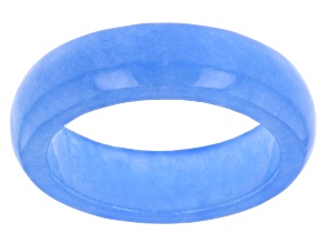 Blue Jadeite Band Ring