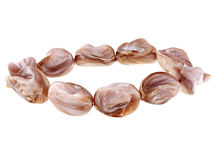 Purple Shell Stretch Bracelet