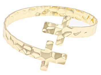 Picture of Gold Tone Cross Bracelet