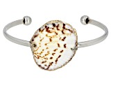 Shell Simulant Silver Tone Bracelet Set