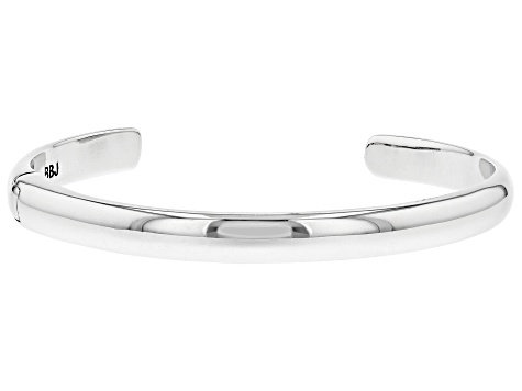 Rhodium Over Brass "You Are My Sunshine" Engraved Cuff Bracelet