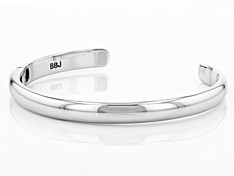 Rhodium Over Brass "You Are My Sunshine" Engraved Cuff Bracelet