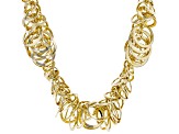 Gold Tone Link Necklace