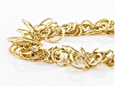 Gold Tone Link Necklace