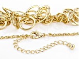 Gold Tone Link Necklace