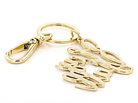 Louis Vuitton Multi Color Resin Gold Tone Key Holder Chain