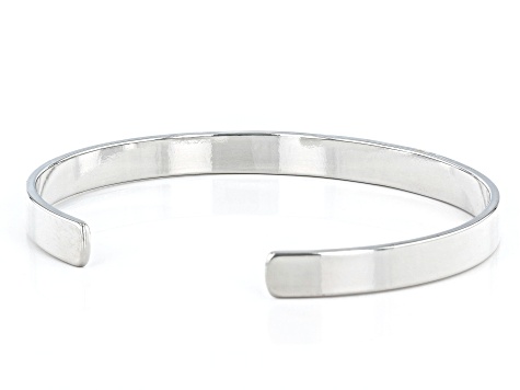 "Bless Your Heart" Silver Tone Cuff Bracelet