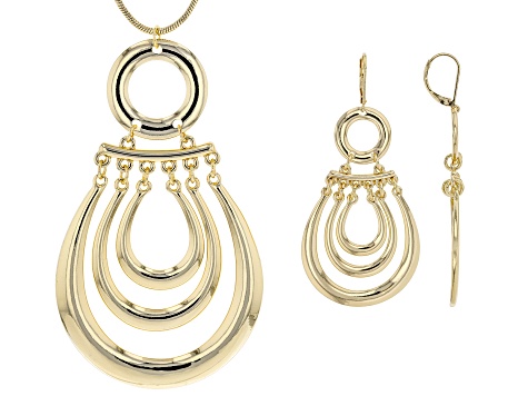 Statement Necklace & Dangle Earrings