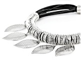 Tri-Tone Leaf Station Set of 3 Bracelets