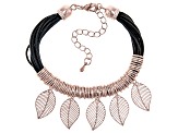 Tri-Tone Leaf Station Set of 3 Bracelets