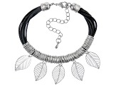 Tri-Tone Leaf Station Set of 3 Bracelets