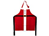Santa Apron 100% cotton. Machine washable.