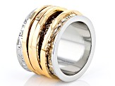 Two Tone Spinner Ring