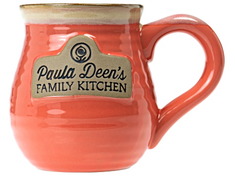 Paula Deen's Family Kitchen Rose Glaze Coffee Mug