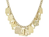 Gold Tone Matte Necklace