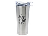 "Hey Ya'll" Brushed Stainless Steel Tumbler