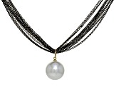 Pearl Simulant Gold Tone Multi-Strand Necklace