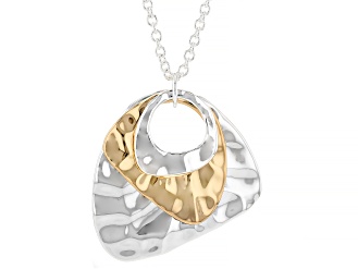 Two Tone Geometric Necklace