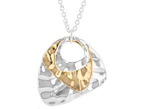 Two Tone Geometric Necklace