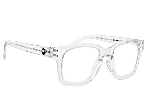 Pre-Owned Charles Winston for Bella Luce(R) Clear Frame and Crystals Reading Glasses Strength 2.0