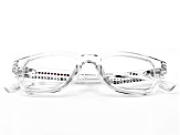Pre-Owned Charles Winston for Bella Luce(R) Clear Frame and Crystals Reading Glasses Strength 3.0
