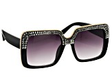 Pre-Owned Crystal Black Sunglasses