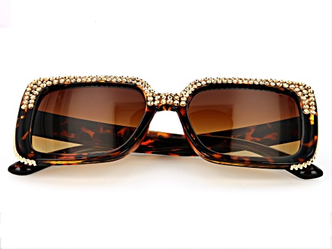 Pre-Owned Crystal Brown Sunglasses