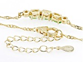 Bracciale In Argento Sterling Con Tsavorite Naturale Verde – Lunghezza 22 Cm, Rondelle 3,5-4 Mm, Regalo Per La Mamma - 2