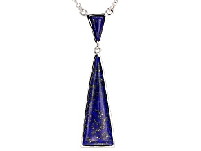 Blue Lapis Lazuli Sterling Silver Necklace