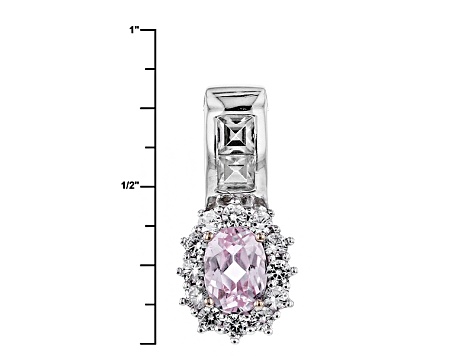 Pink Kunzite Sterling Silver Pendant With Chain 1.84ctw