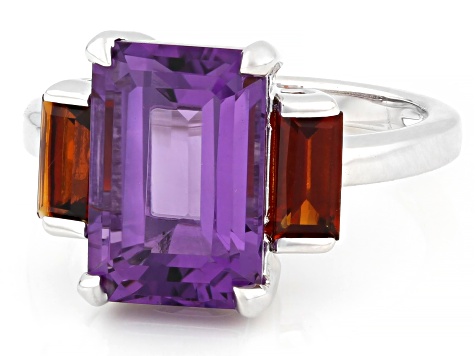 アメジストのとげ/Thorn of Amethyst FOIL 英語4枚セット Canela Amethyst Rhodium Over Sterling Silver Ring 4.04ctw - RST054