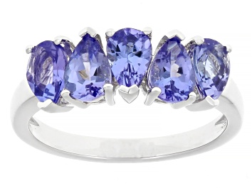 Aurora Borealis and White Cubic Zirconia Rhodium Over Sterling Silver Ring 6.00ctw