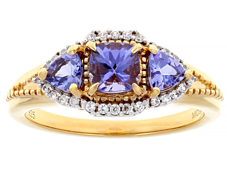 Amour 2 CT TW Moissanite Solitaire Men's Ring In 2-Tone