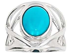 Sleeping Beauty Turquoise Sterling Silver Ring