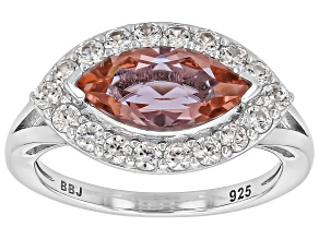 Color Change Zandrite(R) Rhodium Over Sterling Silver Ring 2.23ctw