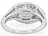 Color Change Zandrite(R) Rhodium Over Sterling Silver Ring 2.23ctw