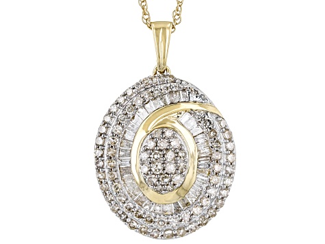 Diamond Gold Key Necklace Pendant Vortex