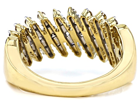 Candlelight Diamonds™ 10k Yellow Gold Band Ring 1.50ctw