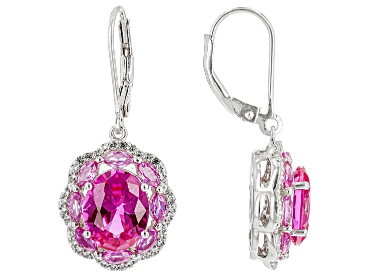 Classic Tiny Pink Sapphire Earring Charms TSC26S21-PS-WD-Y