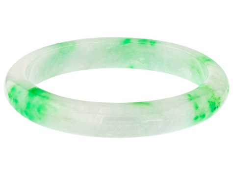 Green Jadeite Bangle Bracelet