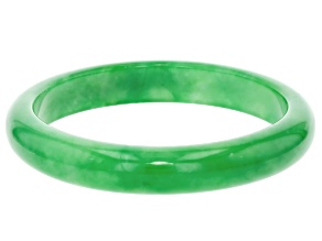 Green Jadeite Bangle Bracelet