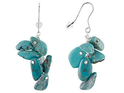 turquoise silver accessory set(※個別販売不可) Turquoise Engravable Mini Medallion Charm Necklace Set