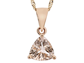 2.07ct Certified Diamond Pendant Necklace Bezel 14K Rose Gold Round Cut 2 Carat