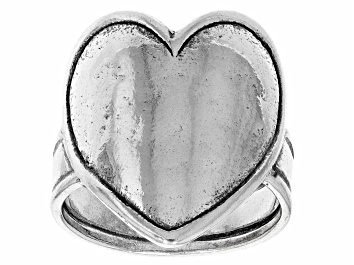 Picture of Sterling Silver Center Heart Ring