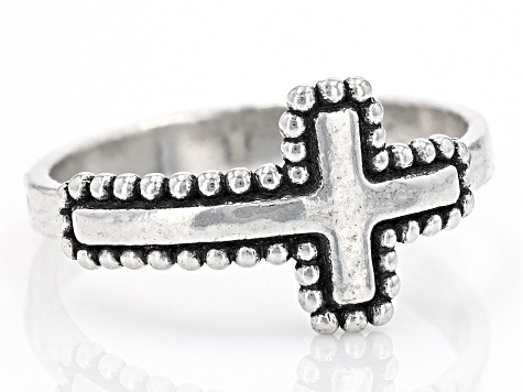 Sterling Silver Cross Ring